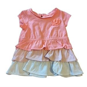 🏖️3/$20 Summer Sale🏖️Cherokee Pink Ruffle Dress